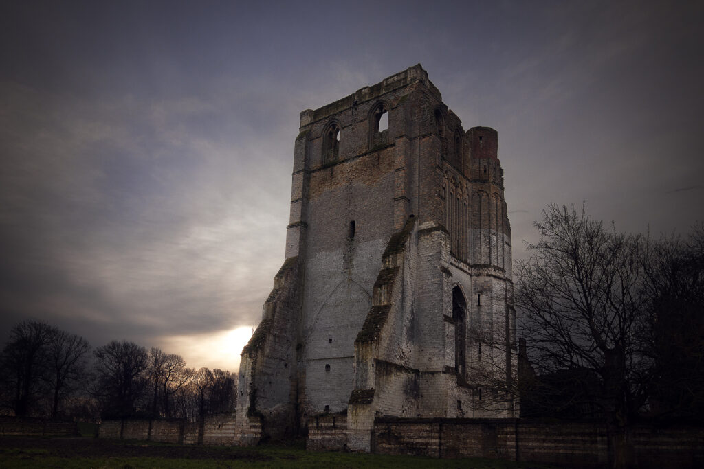 Photographie de paysage en ruines dans le nord de la France.